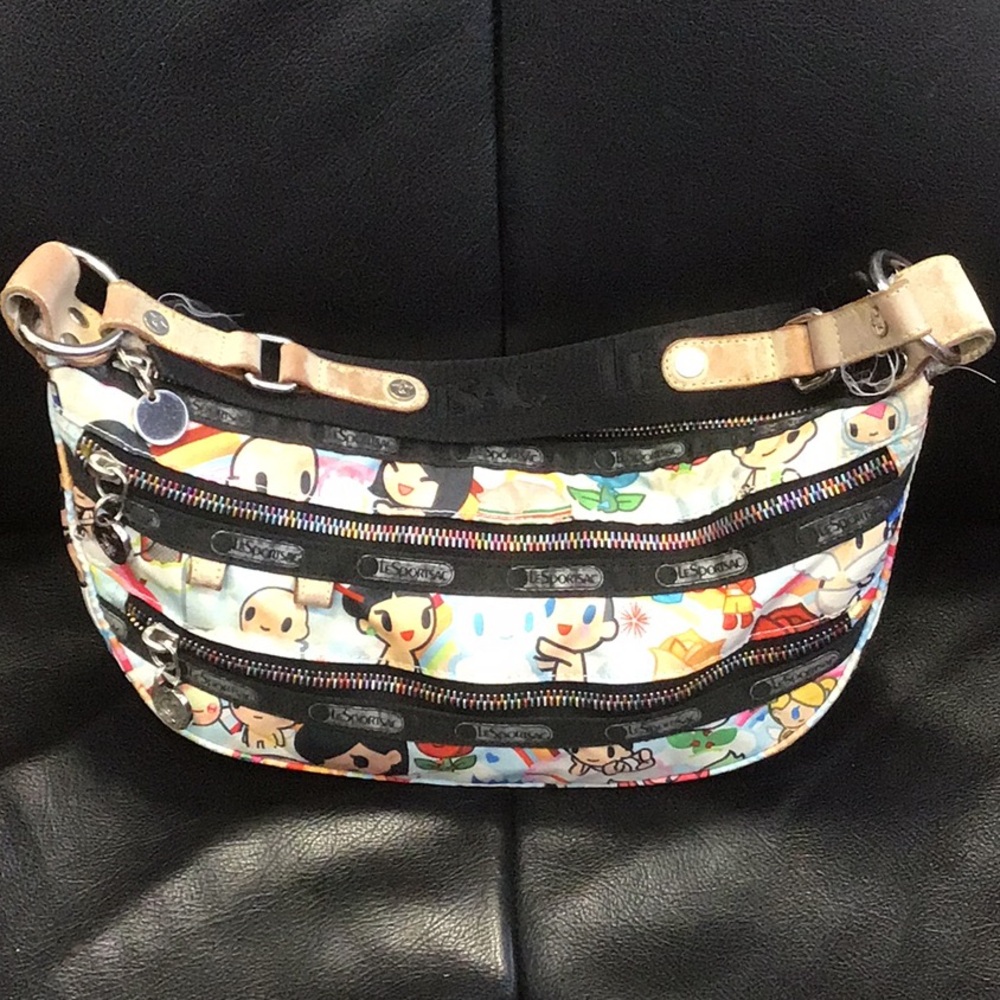 Lesportsac Multicolor Cartoon Print Shoulder Bag